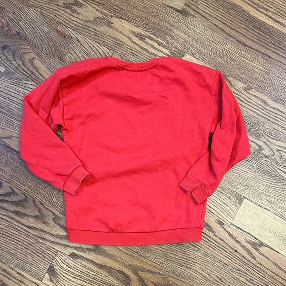 GUC H&M Red Sweatshirt with Cherry Detail; 6-8 - Picture 4 of 4